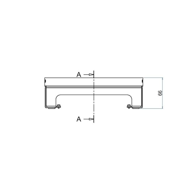 Produktbild UBD 215 202  -  Unterflur-Bodendose UBD 210 small inkl. belegtem Blinddeckel aus Chromstahl, geschliffen